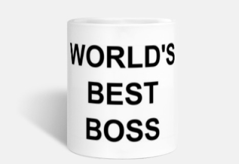tasse du best patron du monde - le bureau