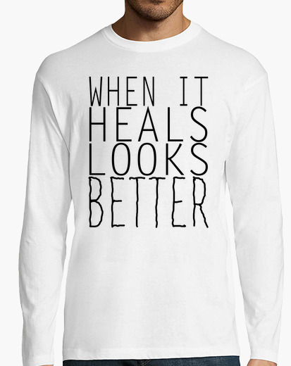 Camiseta Tattoo Healed Is Better Tatuaje Curado Humor Funny Ink