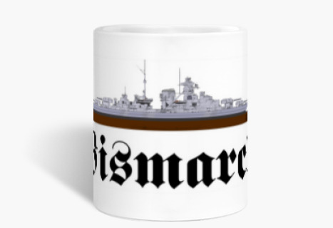 Taza Acorazado Bismarck