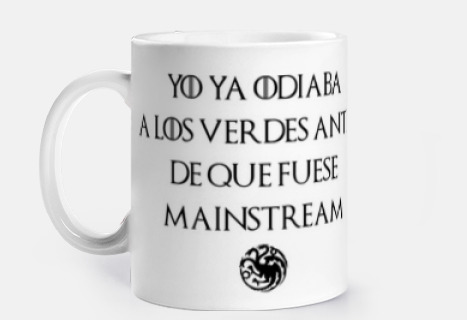 Taza Los verdes casa del dragón