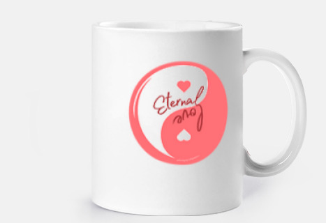 Taza Ying Yang Love fresa
