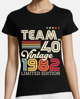team 40 years limited edition 1982