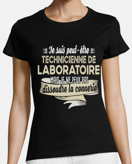 Technicienne laboratoire connerie