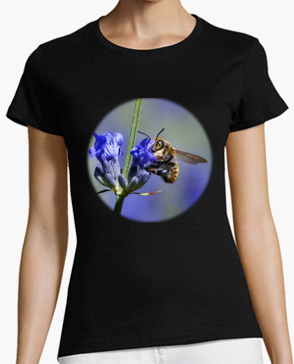 Tee-shirt abeille sur les fleurs de...