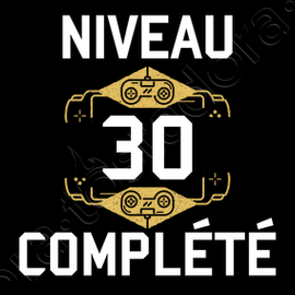 Tee Shirt Anniversaire 30ans Gamer Geek Tostadora