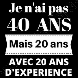 Tee Shirt Anniversaire 40 Ans Tostadora