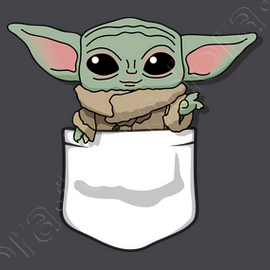 Tee Shirt Bebe Yoda Femme Tostadora