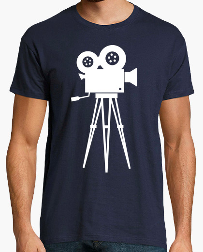 Tee-shirt Camera Cinema White