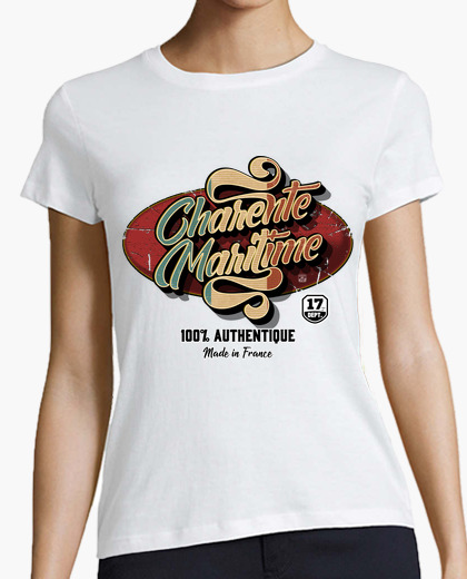 Tee-shirt Charente-Maritime Vintage Rétro