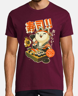 tee-shirt chef sushi