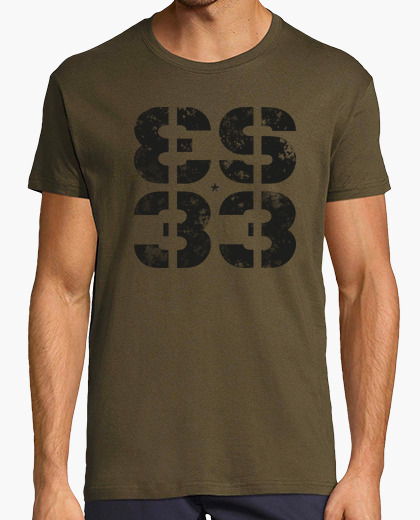 Tee-shirt chemise-militaire
