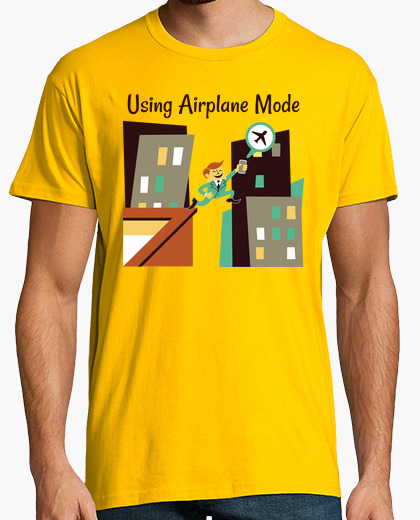 Tee-shirt en utilisant le mode avion