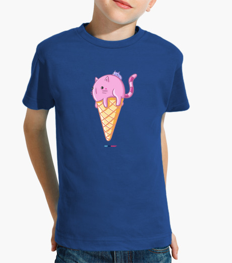 Tee-shirt enfant chat de glace