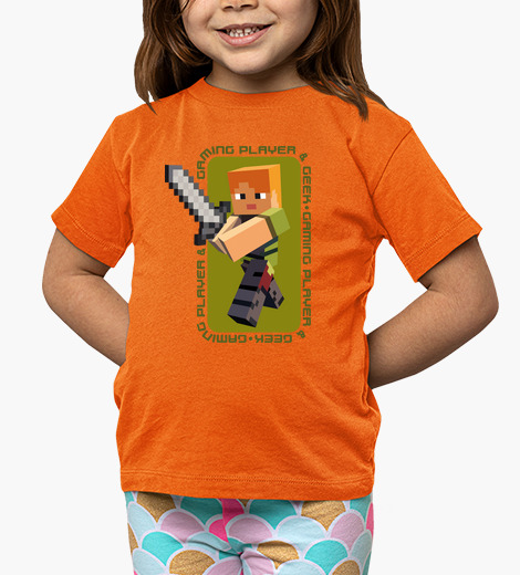 Tee-shirt enfant gaming player and geek