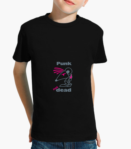 Tee-shirt enfant KID Punk Not Dead rose by...