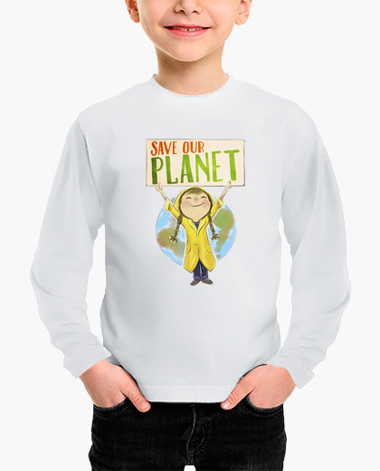 Tee-shirt enfant Sauvons notre planète