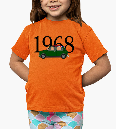 Tee-shirt enfant vert mini 1968. garçon,