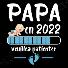 Tee Shirt Futur Papa 22 Nouvelle Naissance Tostadora