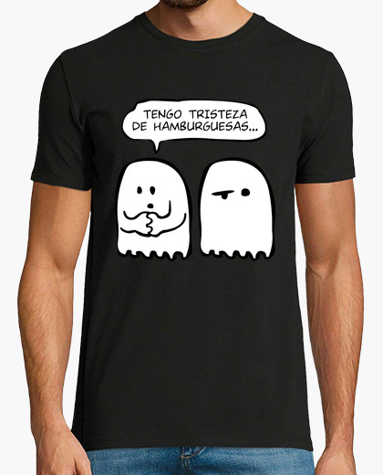 Tee-shirt hamburgers. homme, manches...