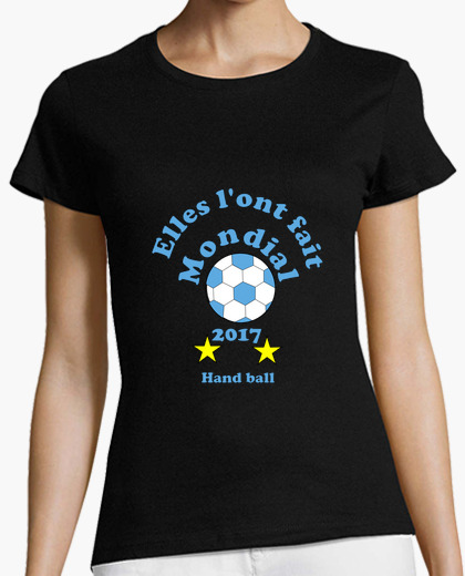 Tee-shirt handball mondial 2017 bleu