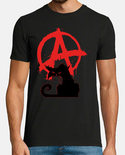 Tee-Shirt Homme - Black Anarchist Cat