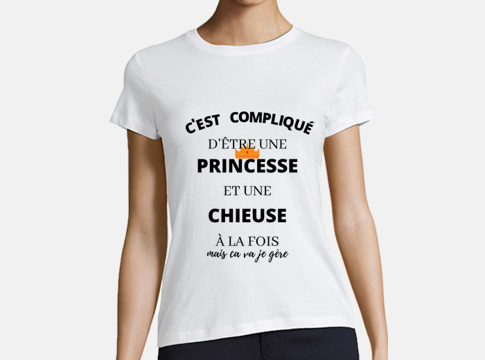 Tee shirt humour femme c est complique d tostadora