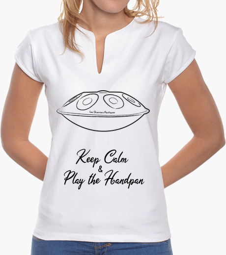 Tee-shirt Keep Calm and Play the Handpan -...