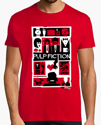 Tee-shirt Pulp Fiction (Saul Bass Style) 3