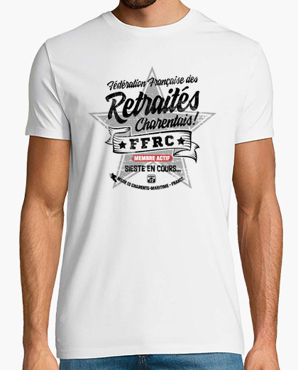 Tee-shirt Retraités Charentais (Noir)