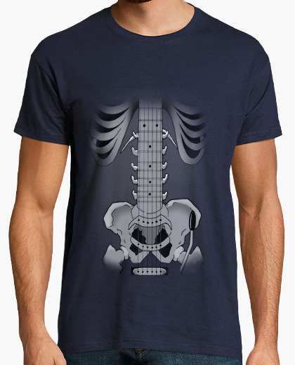 Tee-shirt rock and os musique pour les os