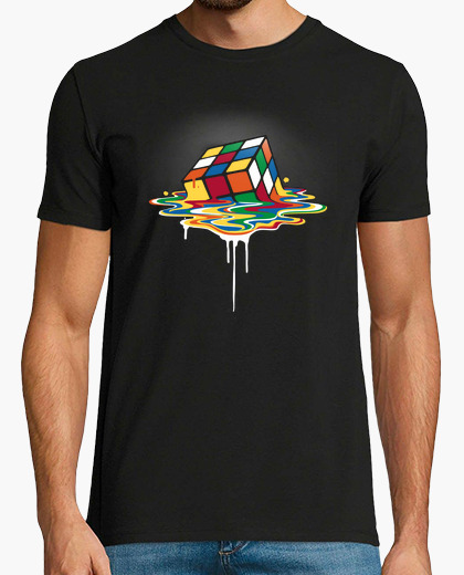 Tee-shirt Rubik39s cube fondu