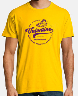 tee-shirt saint valentin. hommes