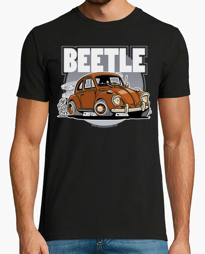 Tee-shirt scarabée cuivré
