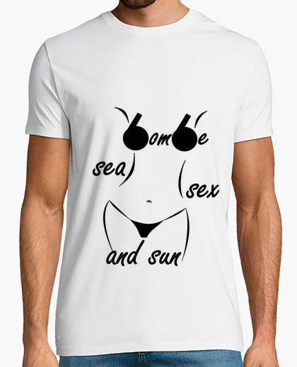 Tee-shirt t shirt bombe sea sex and sun homme