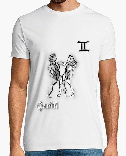 Tee-shirt t shirt signe zodiaque gemeaux...