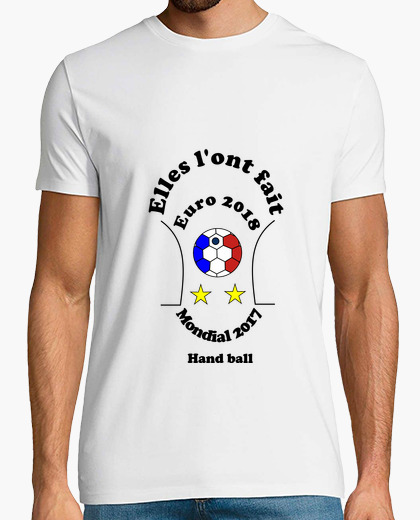 Tee-shirt tee shirt handball euro 2018...