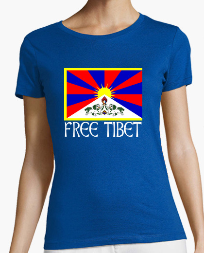 Tee-shirt tibet libre blanc