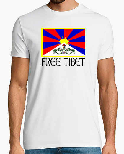 Tee-shirt tibet libre noir