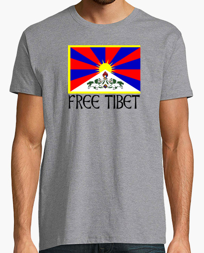 Tee-shirt tibet libre noir