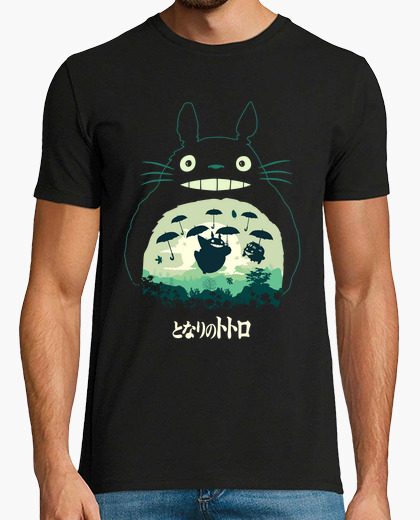 Tee-shirt Totoro et son parapluie