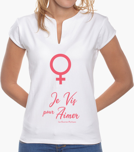 Tee-shirt Vénus, Je Vis pour Aimer