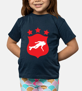 tee shirt bambino tuffo, manica corta, blu marino
