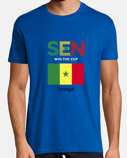 tee shirt de supporter équipe du Sénégal coupe du monde au Qatar les lions vont ganger 