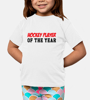tee shirt di hockey bambino, manica corta, bianco