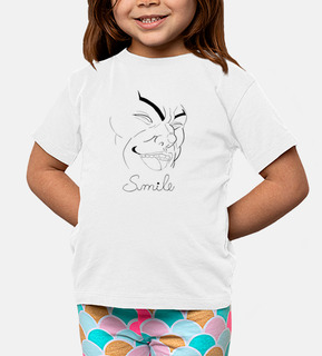 Tee shirt enfant, manche courte, blanc