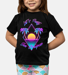 Tee shirt enfant, manche courte, noir