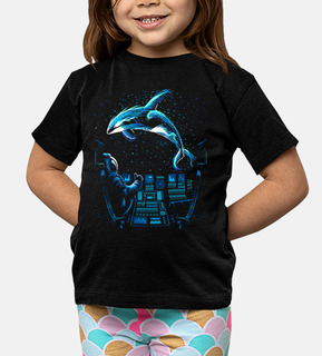 Tee shirt enfant, manche courte, noir