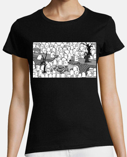 Tee shirt femme, noir, qualité supérieure