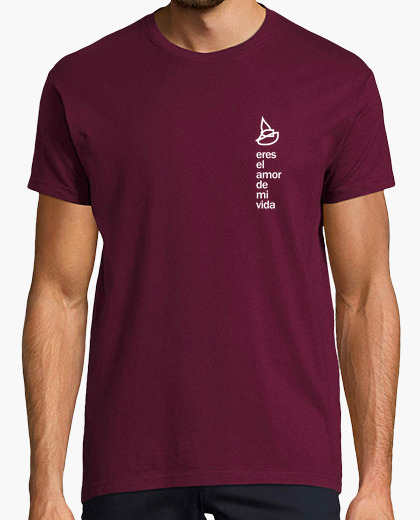 t shirt homme bordeaux