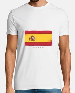tee shirt homme drapeau espagnol d espagne, pas cher